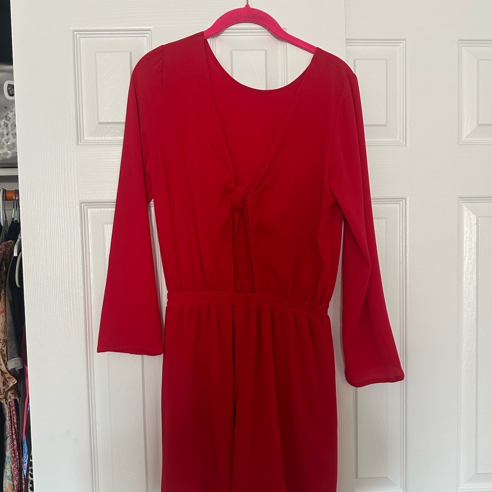 Red Romper - Picture 2 of 2